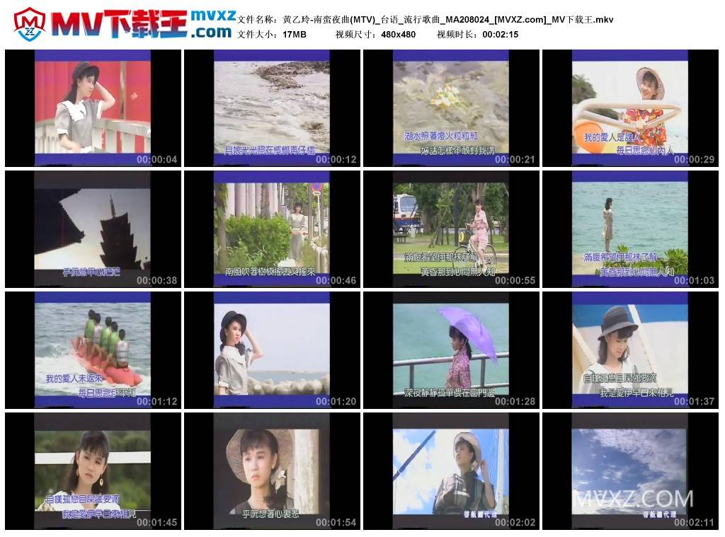 黄乙玲-南蛮夜曲(MTV)_台语_流行歌曲_MA208024